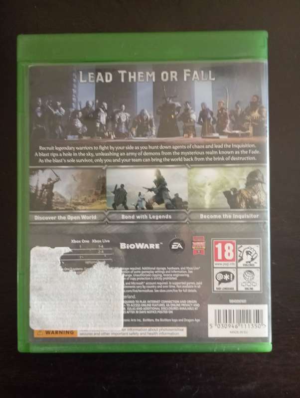 Dragon Age: Inquisition [X1]  **No Booklet**